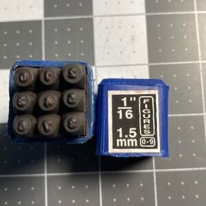 ImpressArt Metal Stamp Set - 1.5mm Numbers 0-9